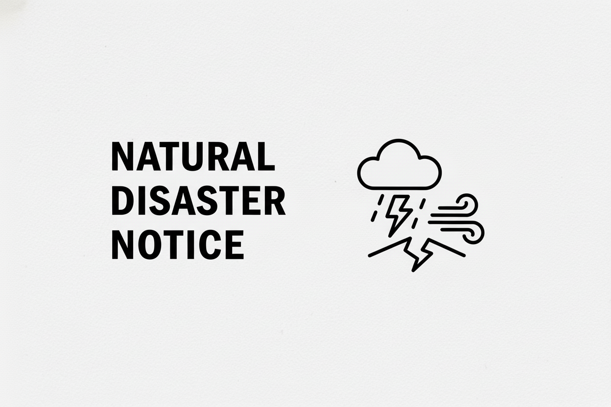 Shipping Delay Notice | Typhoon Impact (Oct 21–22 → from Oct 23)