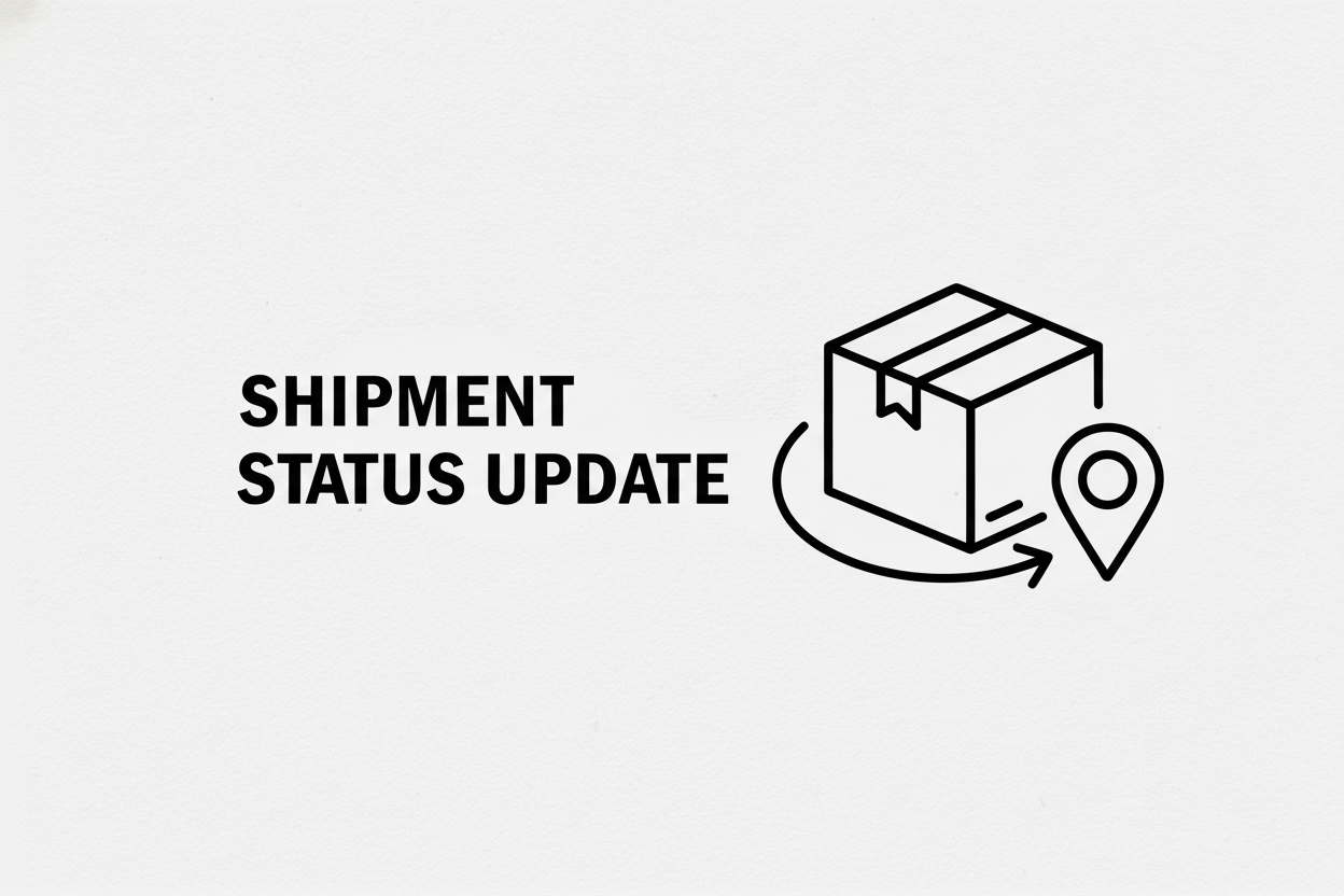 Pre-order Shipment Status Update