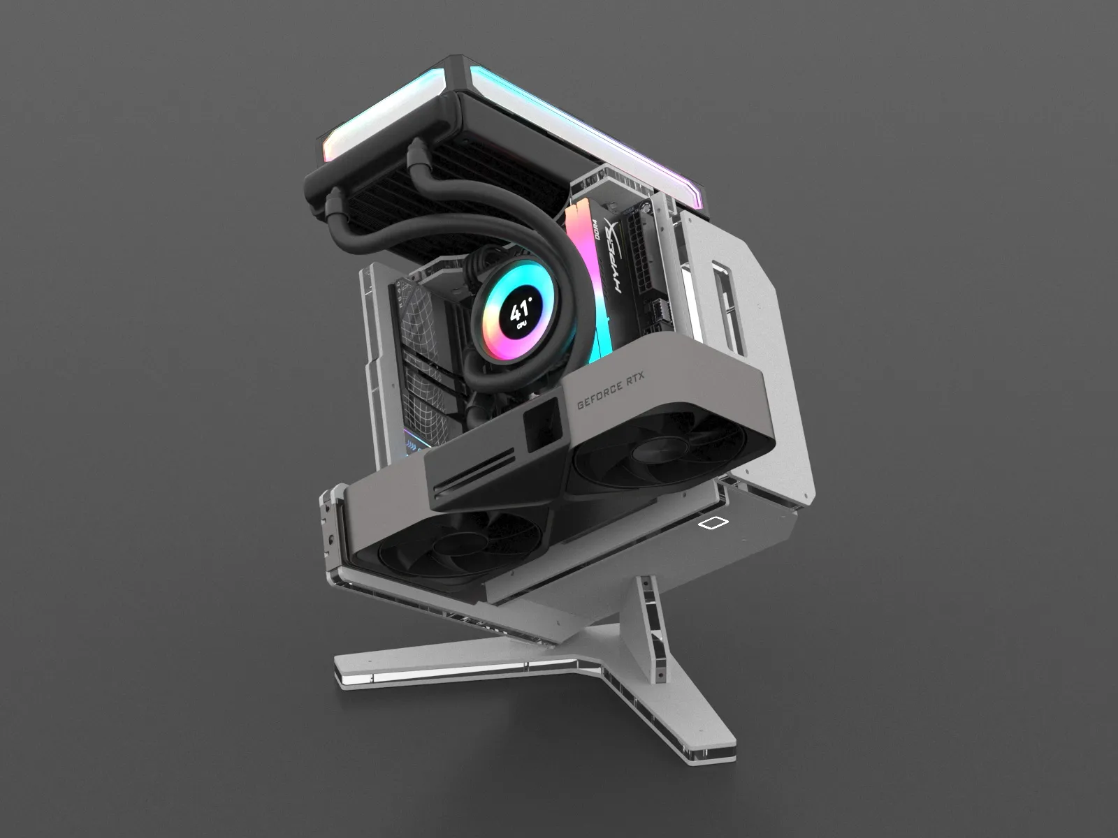 Rhino Y Mini-ITX Open Air Case - Image 3