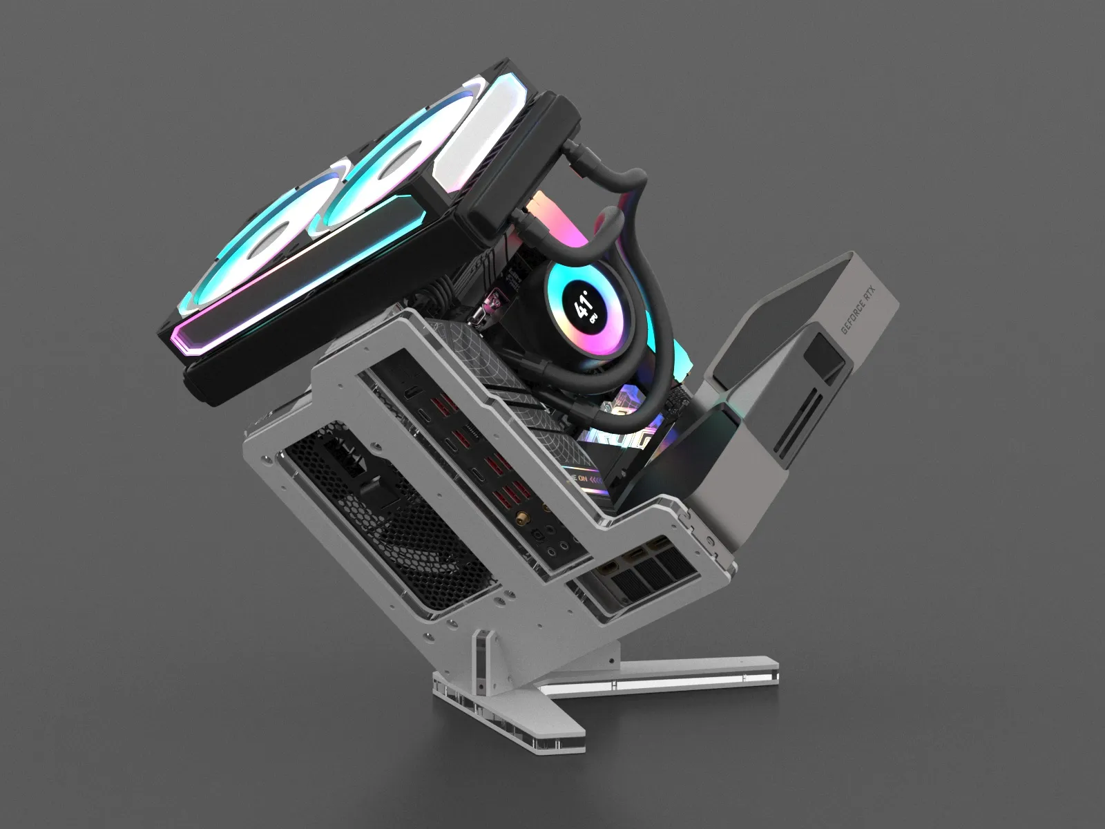 Rhino Y Mini-ITX Open Air Case - Image 5
